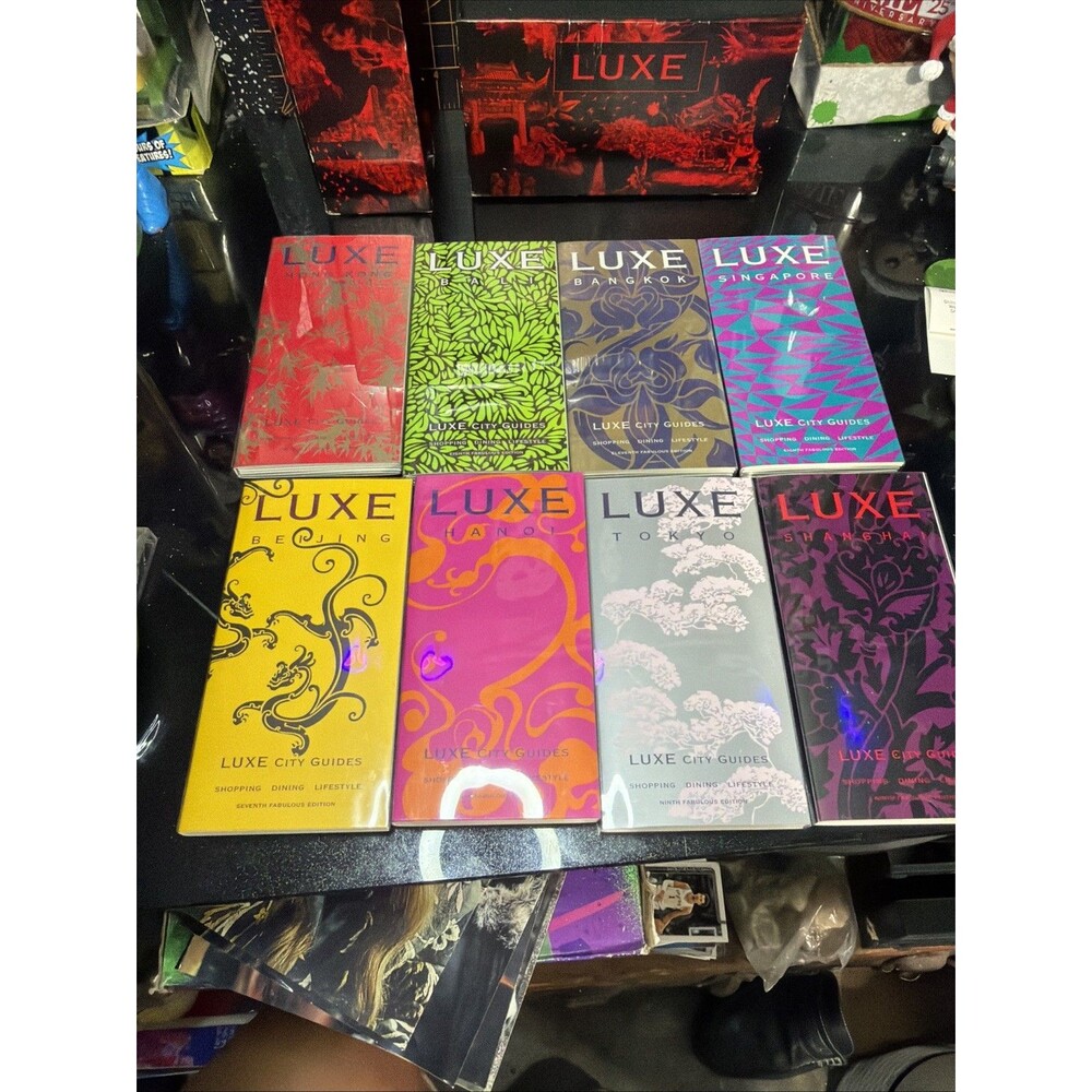 LUXE City Guides Asia 8 Book Box Set Tokyo Hong Kong Bangkok Bali Singapore